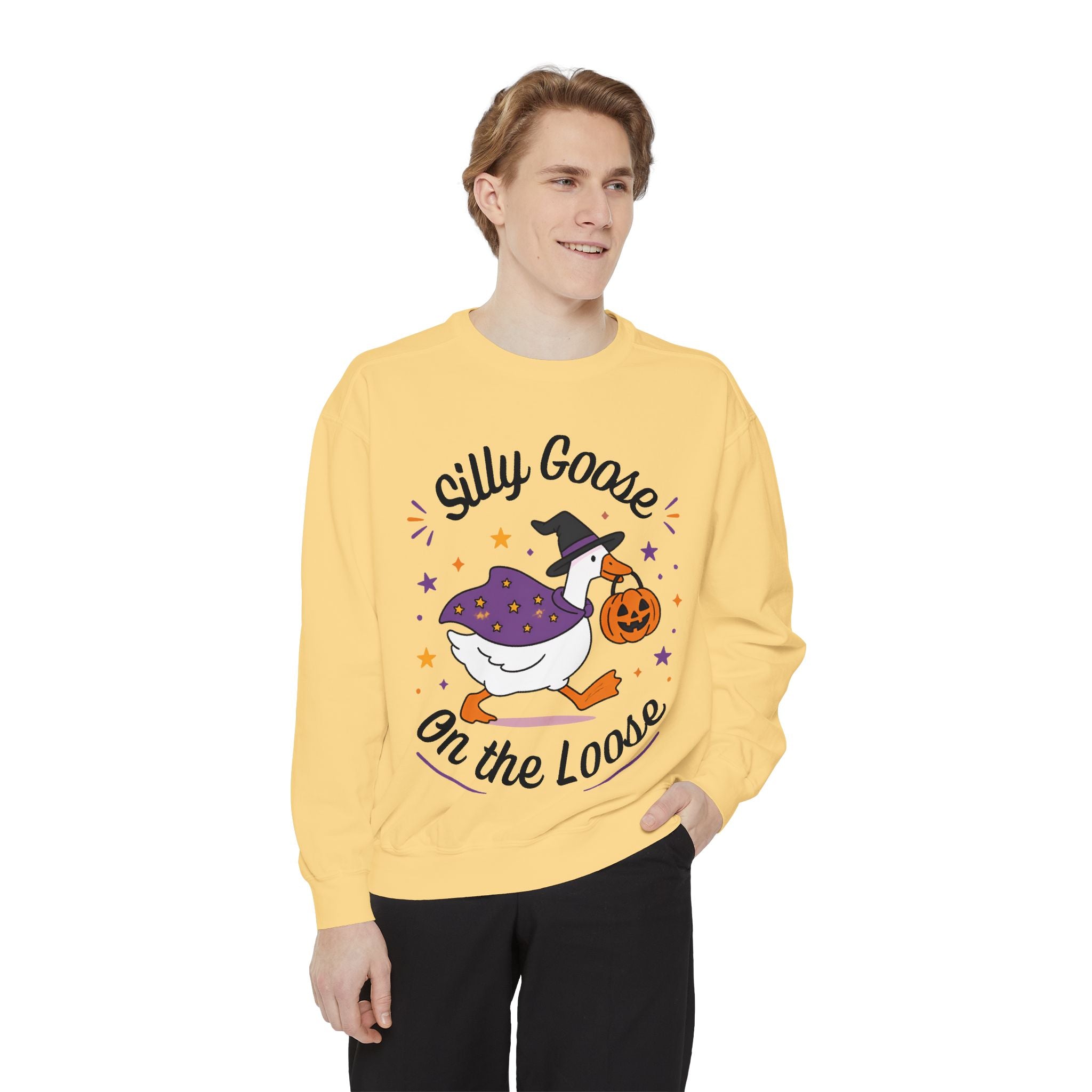 Silly Goose On The Loose Halloween Sweatshirt