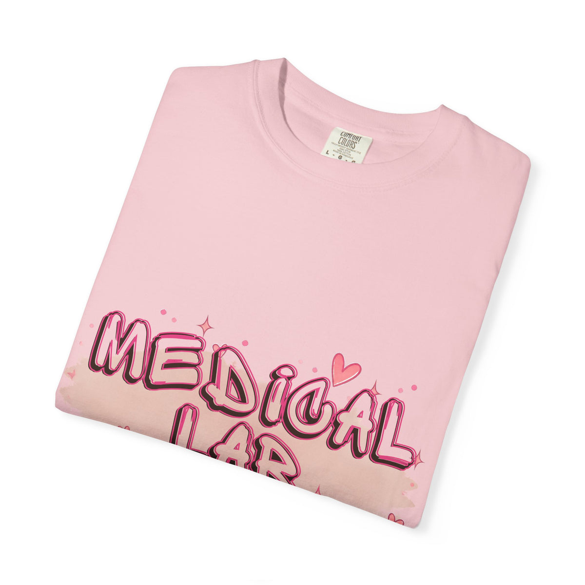 Medical Lab Tech T-Shirt — Cute Heart Design for Lab Professionals