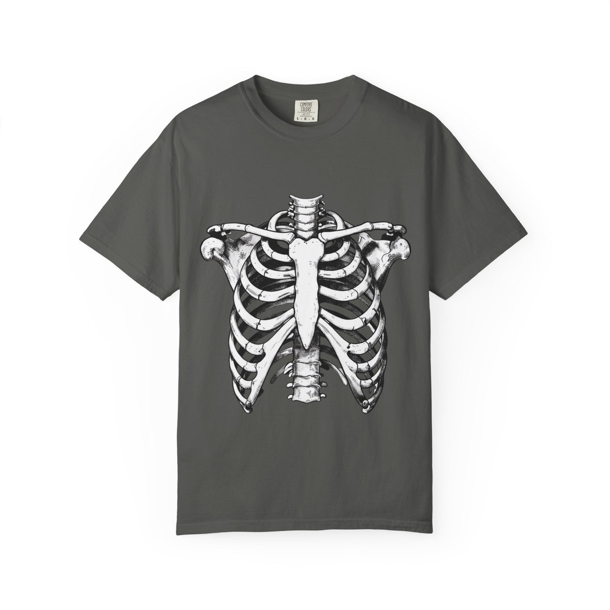 Rib Cage Anatomy T-Shirt — Vintage Skeleton Graphic Tee