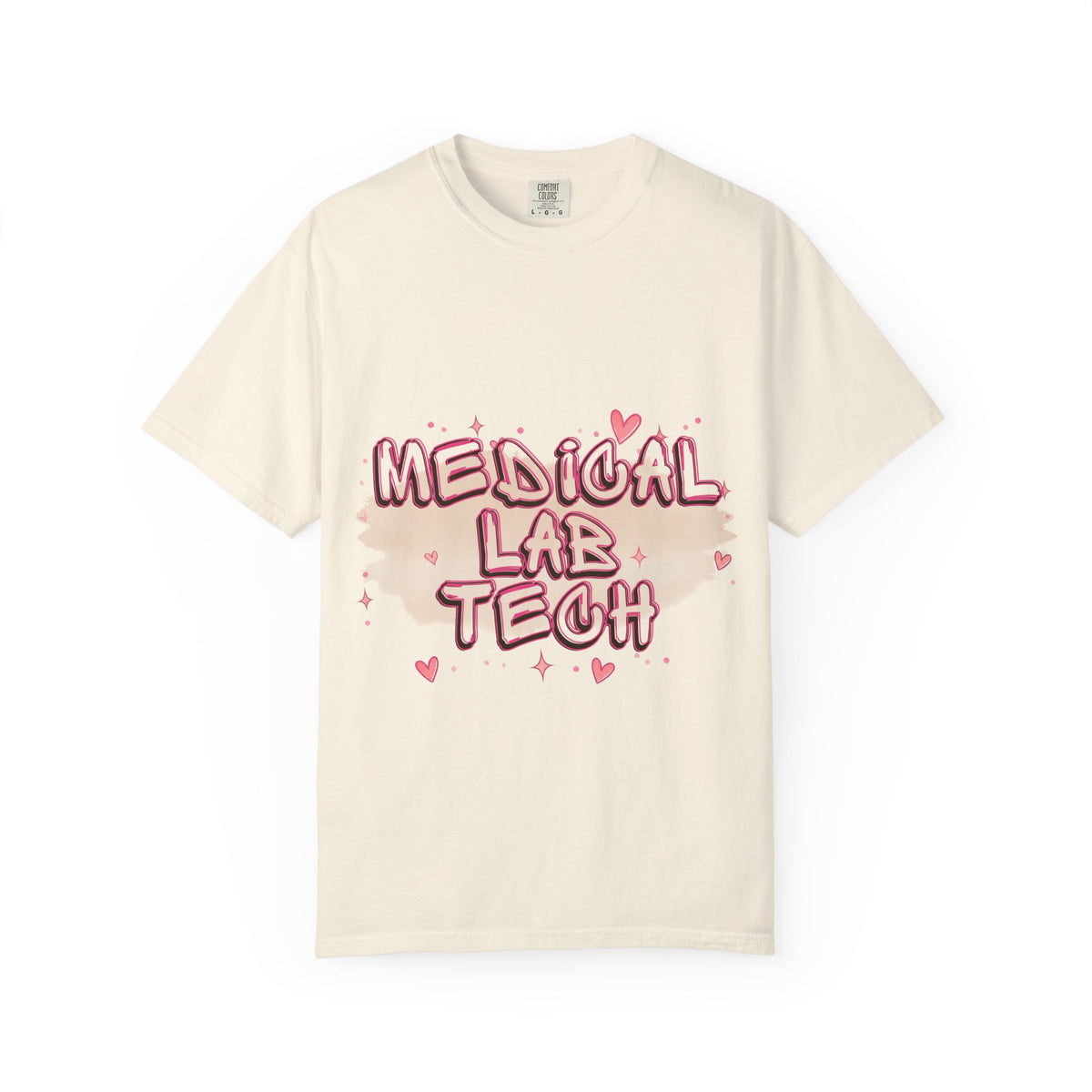 Medical Lab Tech T-Shirt — Cute Heart Design for Lab Professionals
