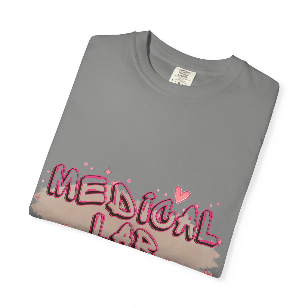 Medical Lab Tech T-Shirt — Cute Heart Design for Lab Professionals