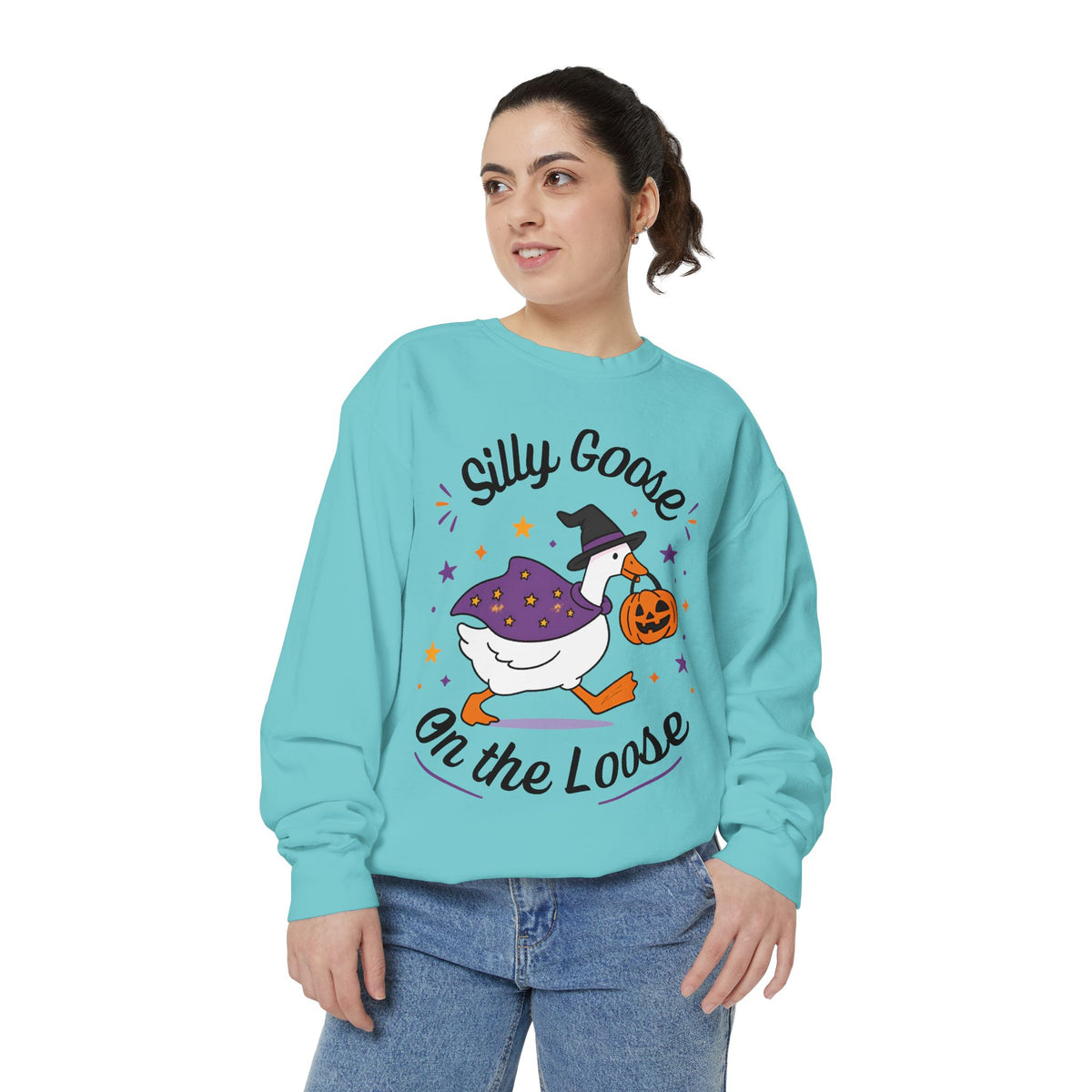 Silly Goose On The Loose Halloween Sweatshirt