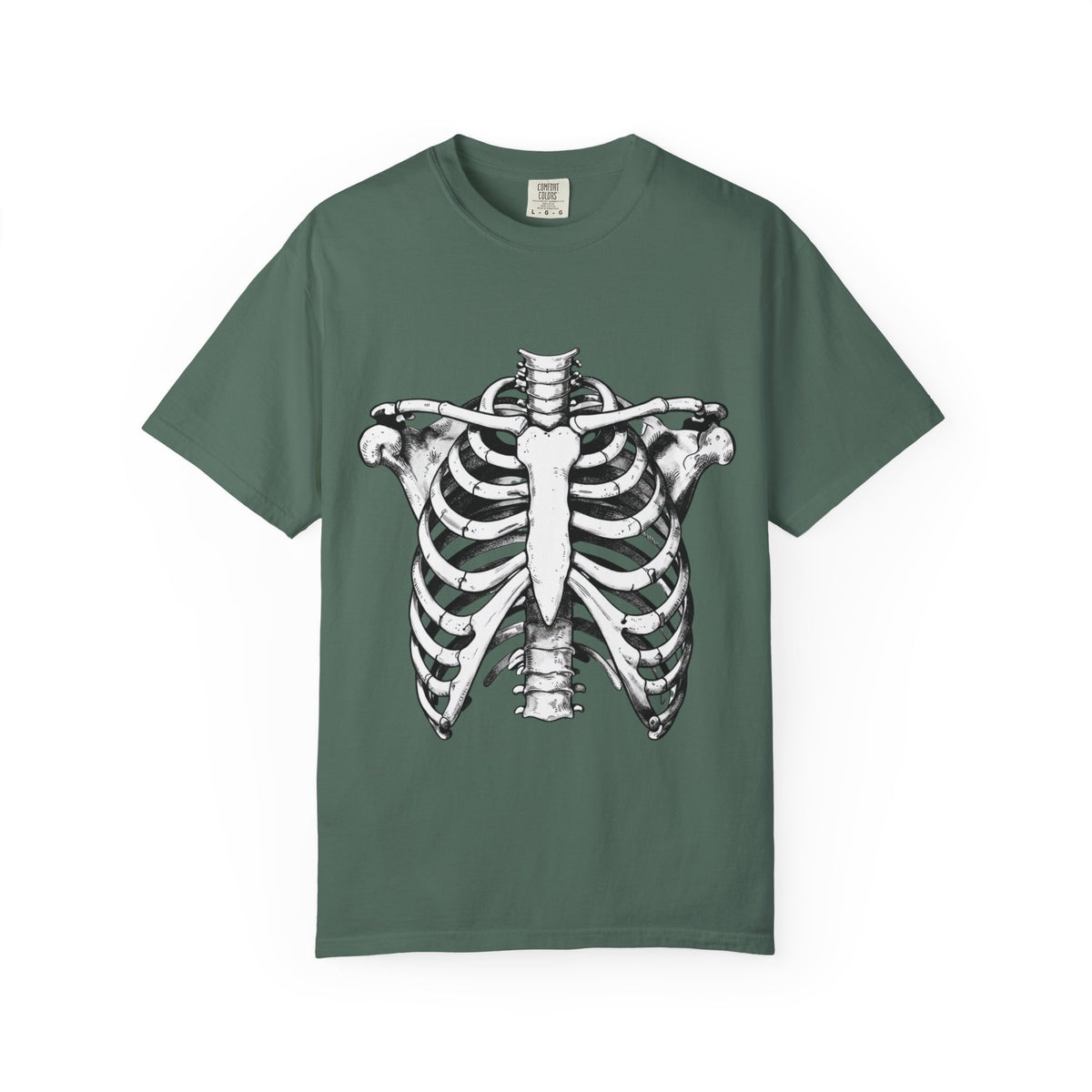 Rib Cage Anatomy T-Shirt — Vintage Skeleton Graphic Tee