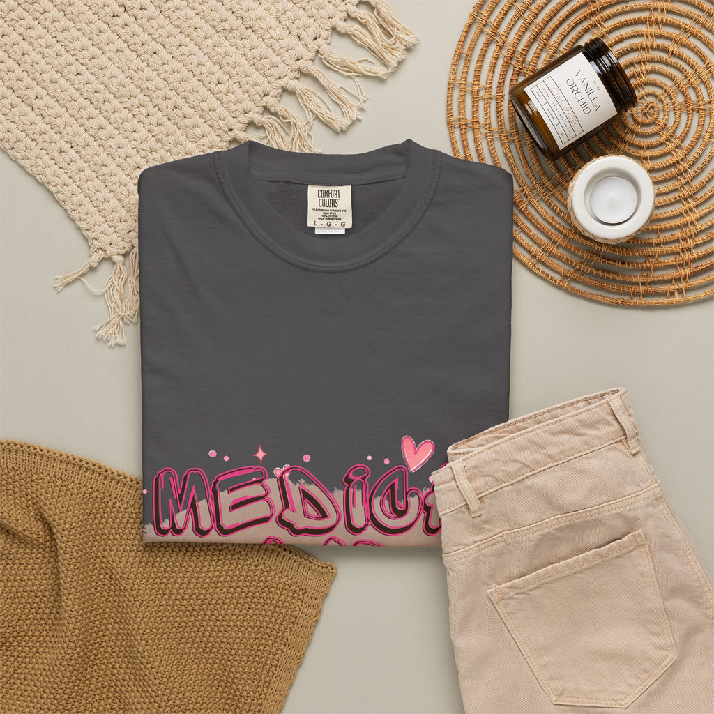 Medical Lab Tech T-Shirt — Cute Heart Design for Lab Professionals