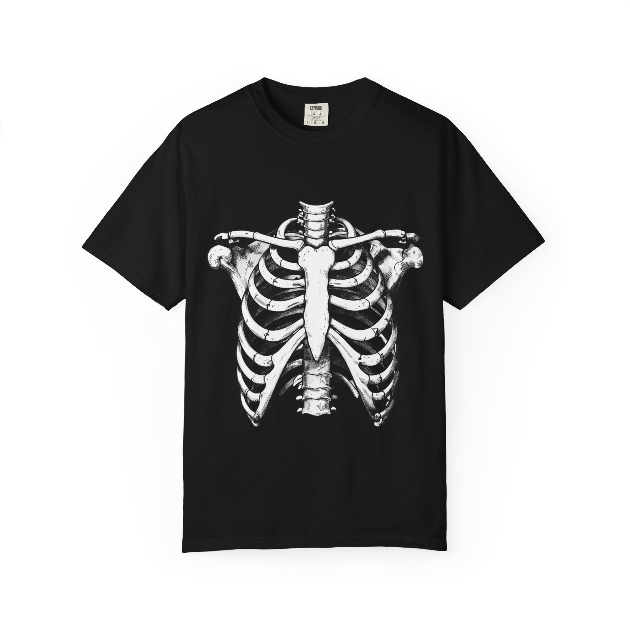 Rib Cage Anatomy T-Shirt — Vintage Skeleton Graphic Tee