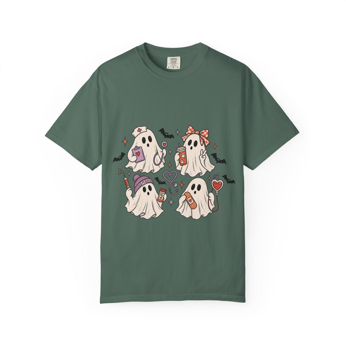 Cute Halloween Ghosts T-Shirt — Kawaii Ghost Squad Costume Tee