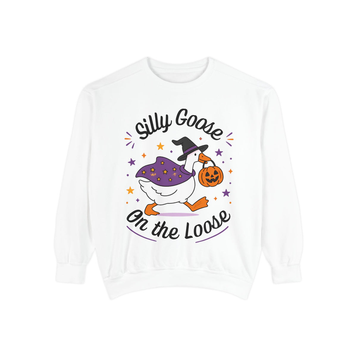 Silly Goose On The Loose Halloween Sweatshirt