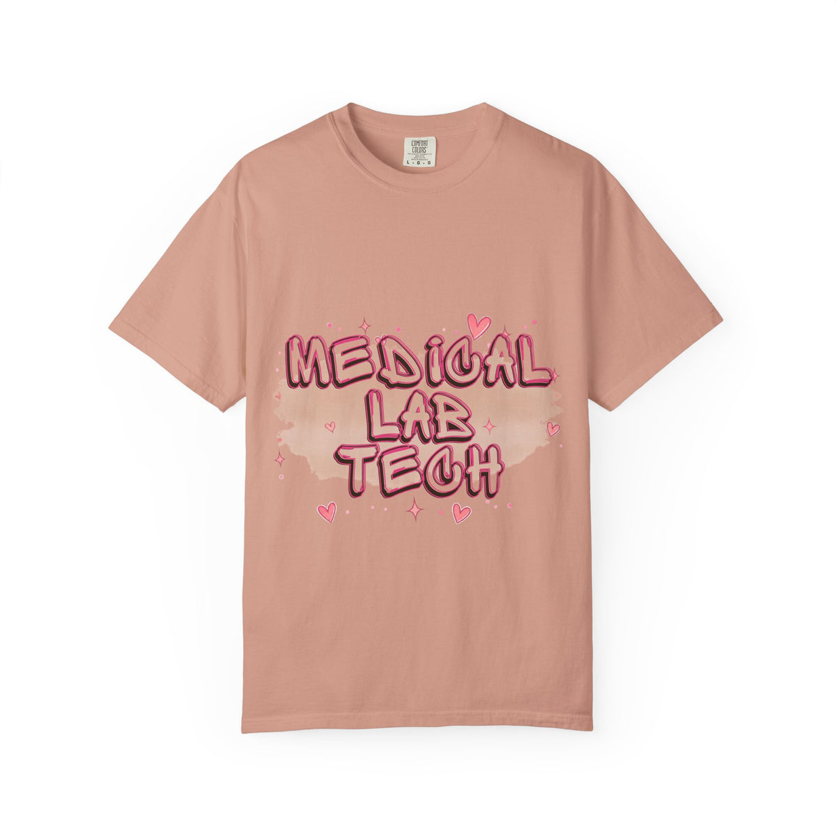 Medical Lab Tech T-Shirt — Cute Heart Design for Lab Professionals