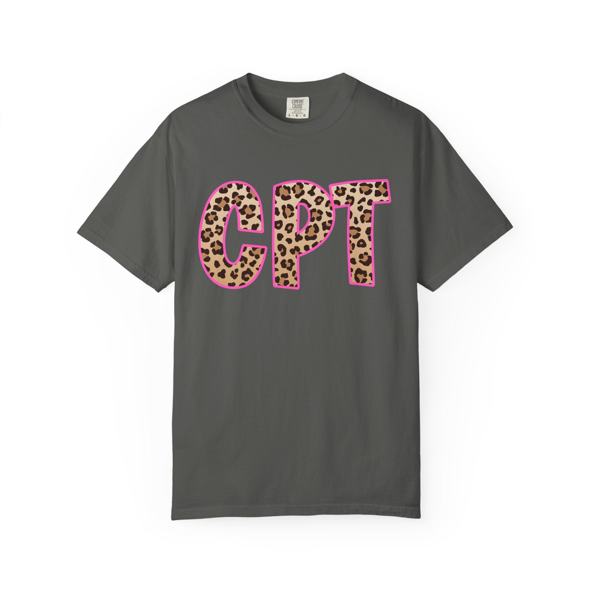 CPT Leopard Print- Phlebotomy T‑Shirt