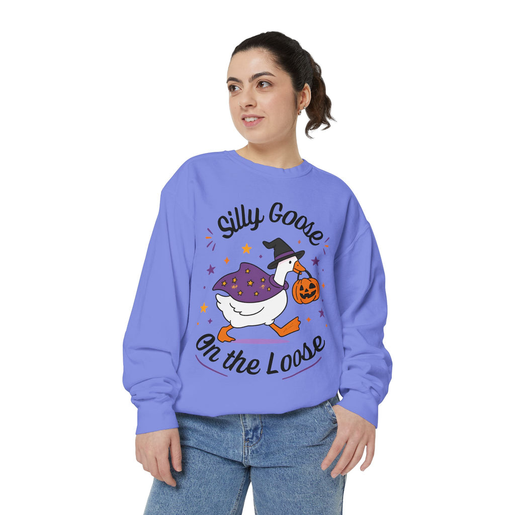 Silly Goose On The Loose Halloween Sweatshirt