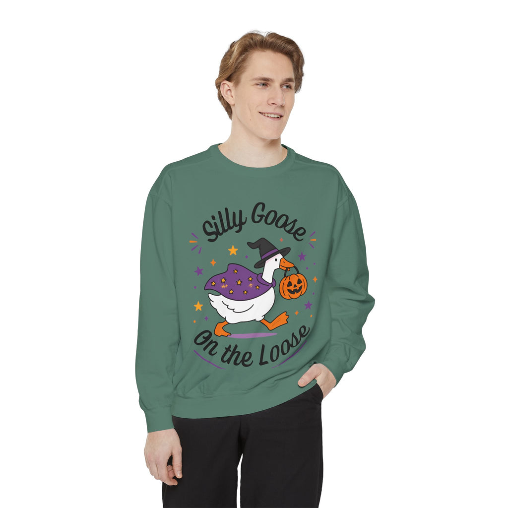 Silly Goose On The Loose Halloween Sweatshirt