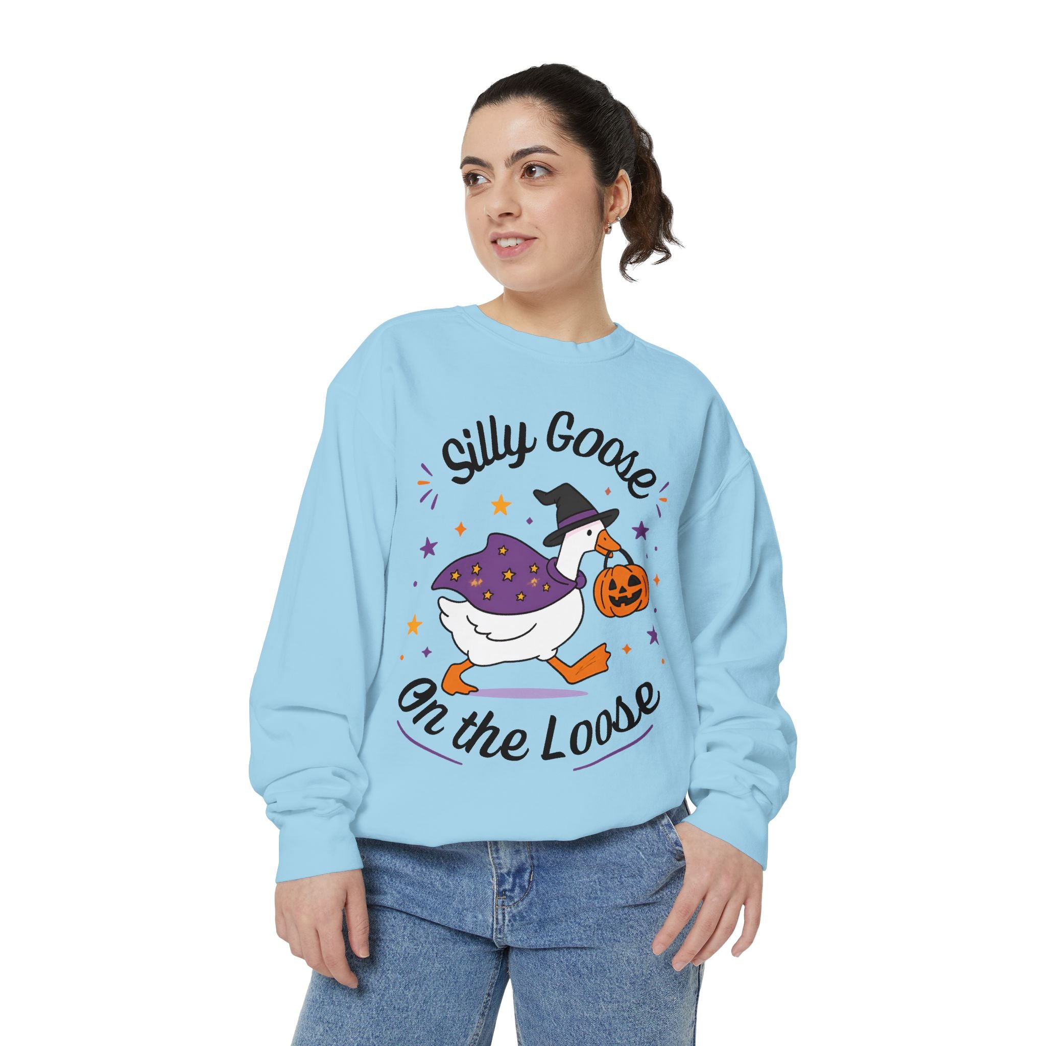 Silly Goose On The Loose Halloween Sweatshirt