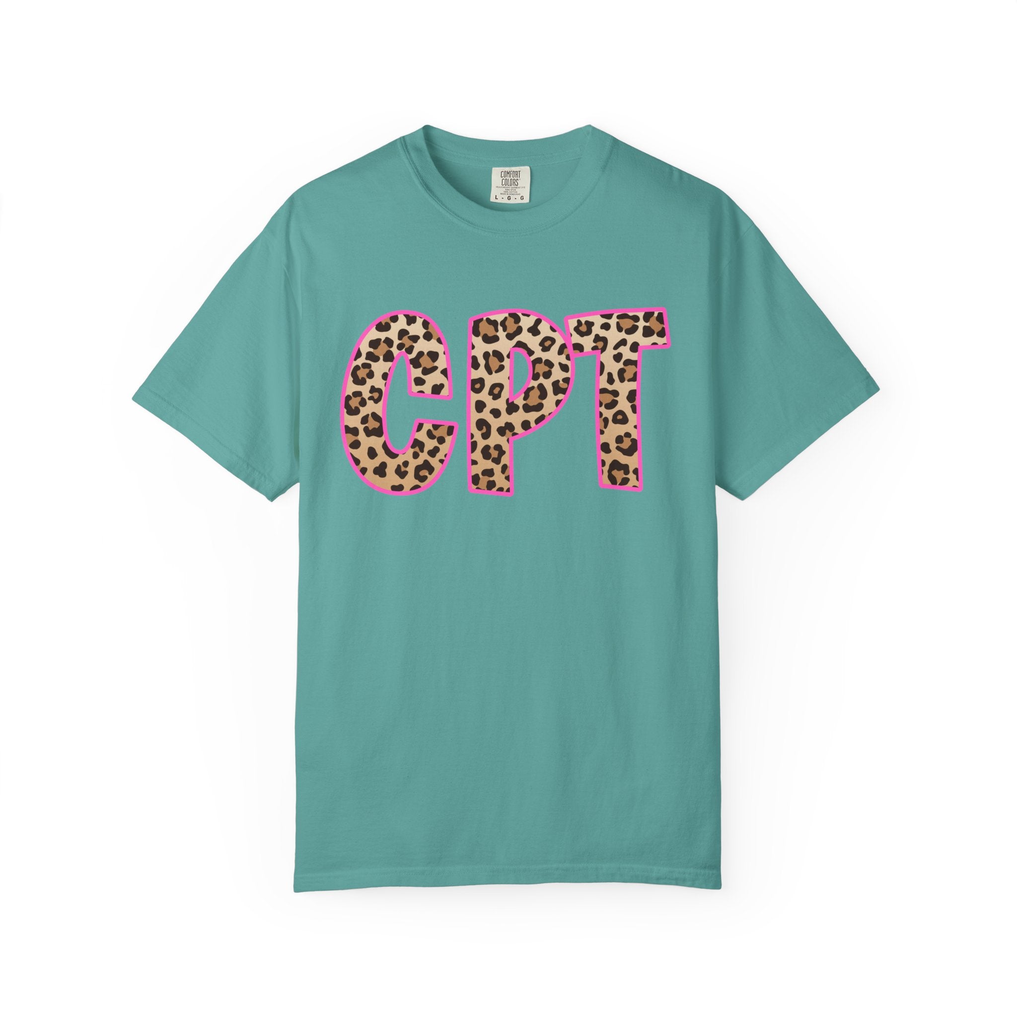 CPT Leopard Print- Phlebotomy T‑Shirt