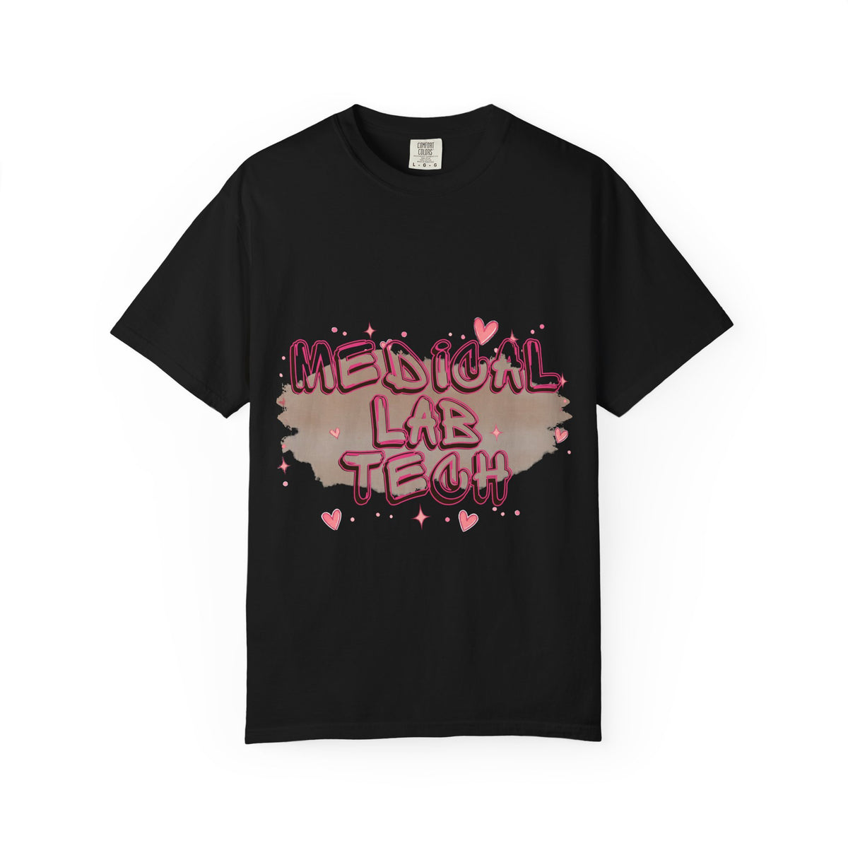 Medical Lab Tech T-Shirt — Cute Heart Design for Lab Professionals