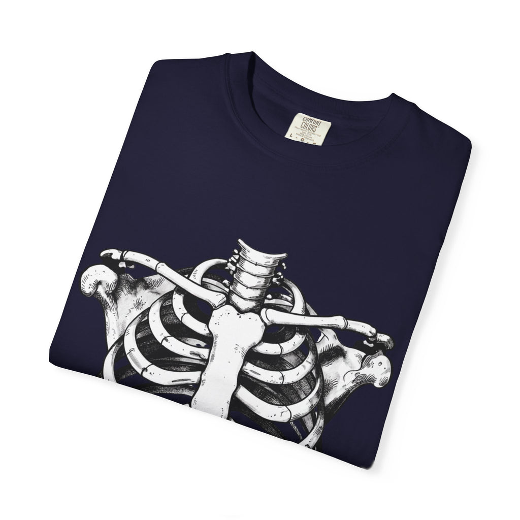Rib Cage Anatomy T-Shirt — Vintage Skeleton Graphic Tee