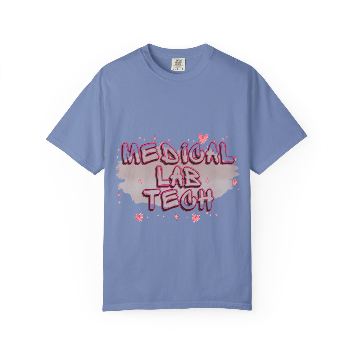 Medical Lab Tech T-Shirt — Cute Heart Design for Lab Professionals