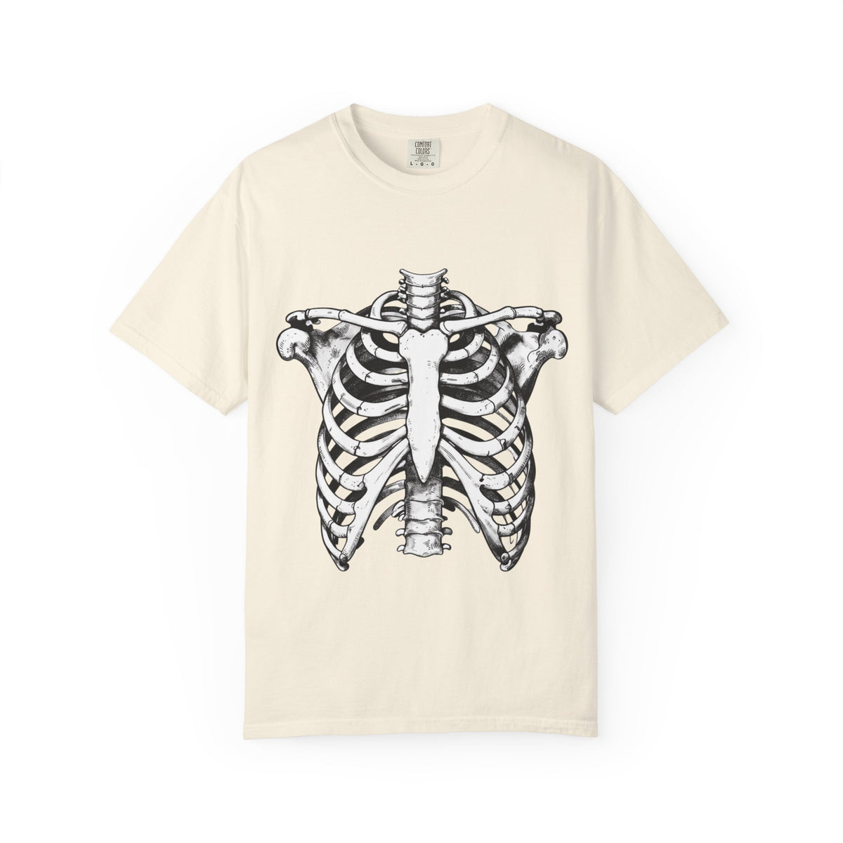 Rib Cage Anatomy T-Shirt — Vintage Skeleton Graphic Tee
