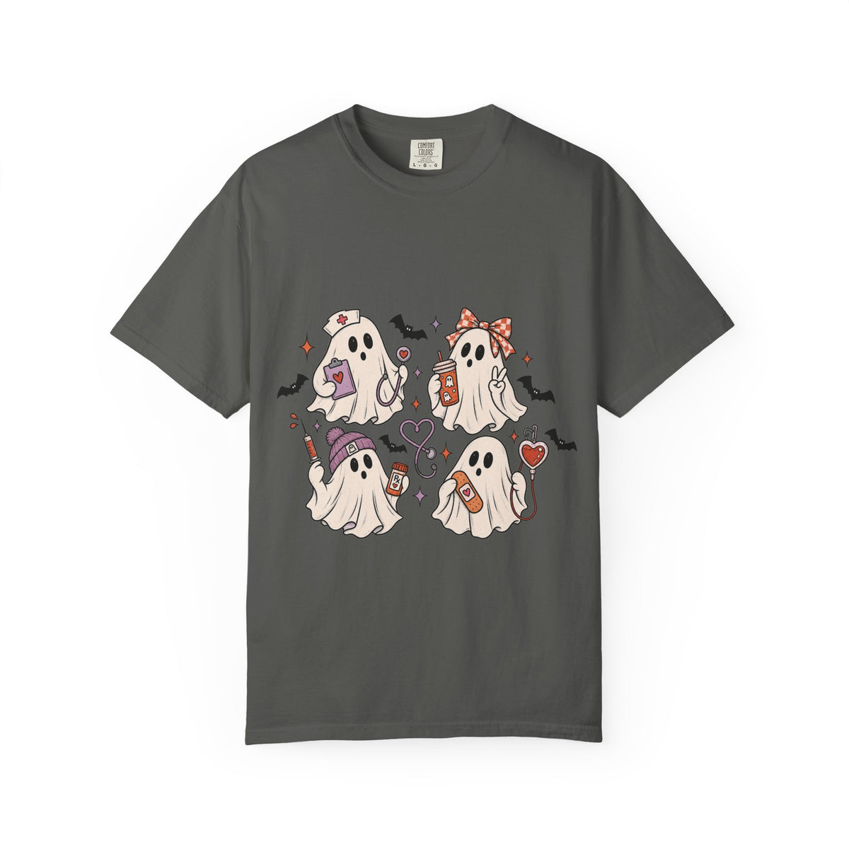 Cute Halloween Ghosts T-Shirt — Kawaii Ghost Squad Costume Tee