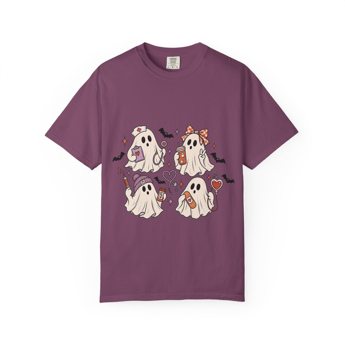 Cute Halloween Ghosts T-Shirt — Kawaii Ghost Squad Costume Tee