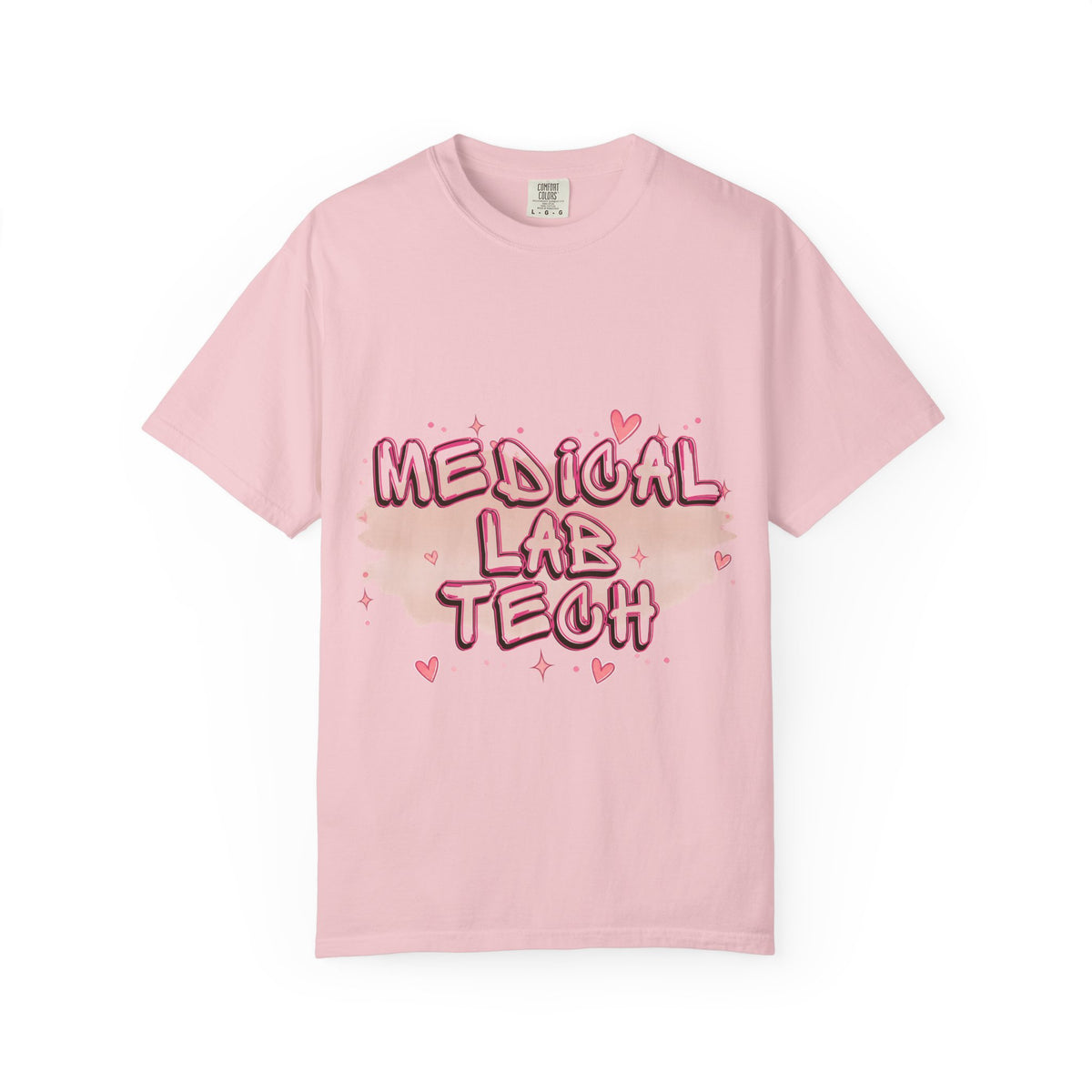 Medical Lab Tech T-Shirt — Cute Heart Design for Lab Professionals