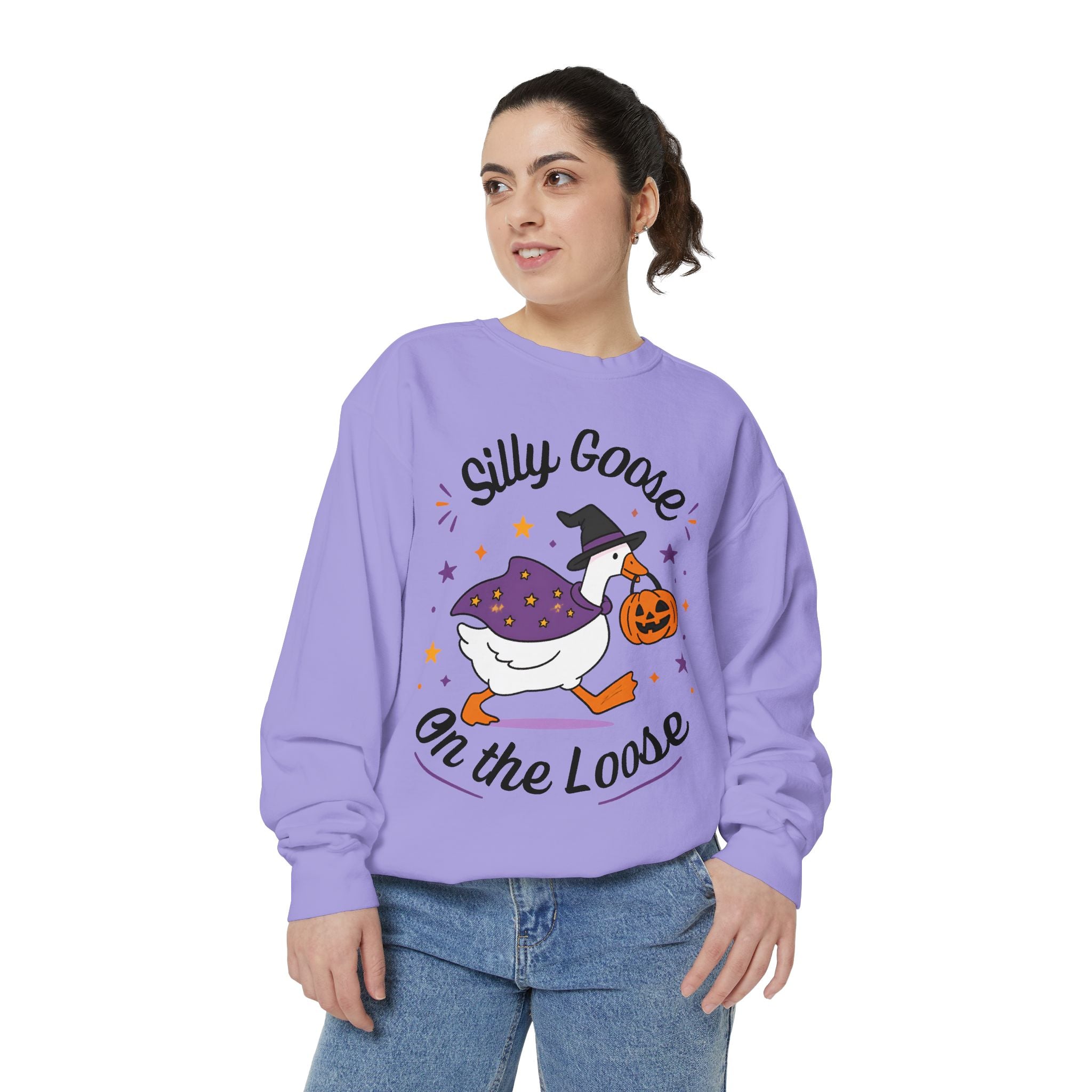 Silly Goose On The Loose Halloween Sweatshirt