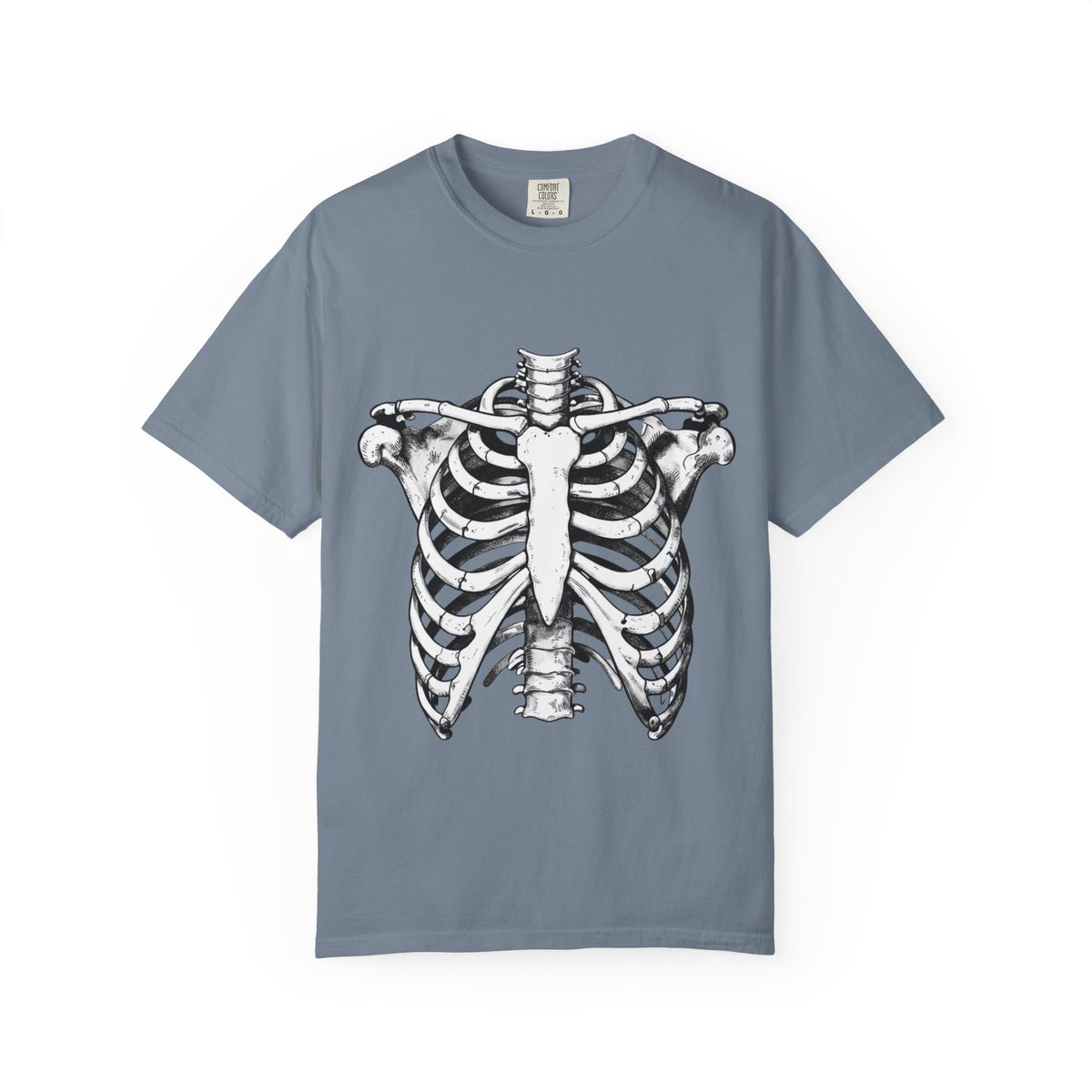 Rib Cage Anatomy T-Shirt — Vintage Skeleton Graphic Tee