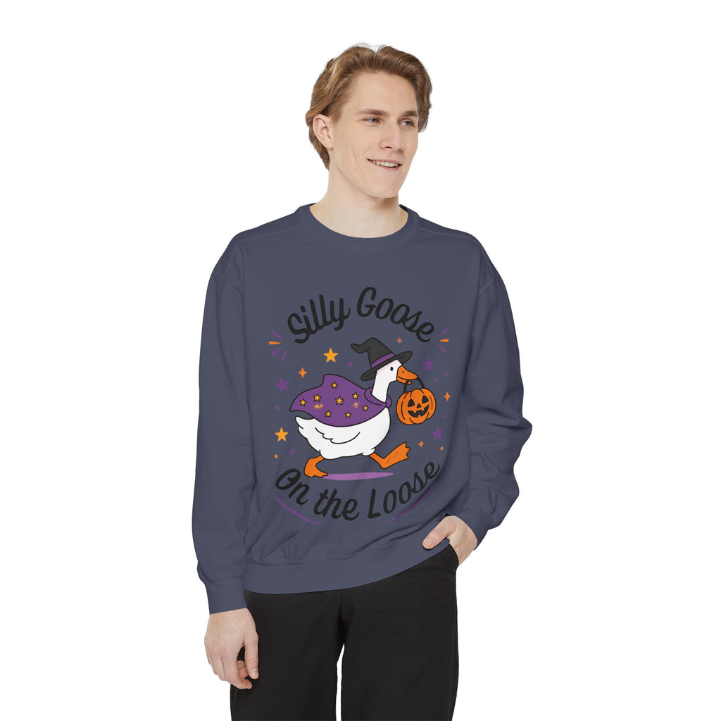 Silly Goose On The Loose Halloween Sweatshirt