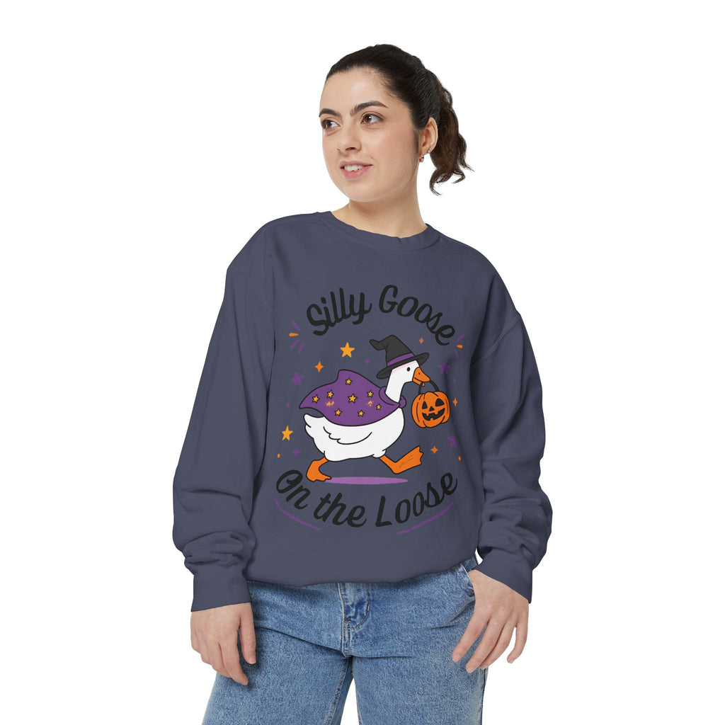 Silly Goose On The Loose Halloween Sweatshirt