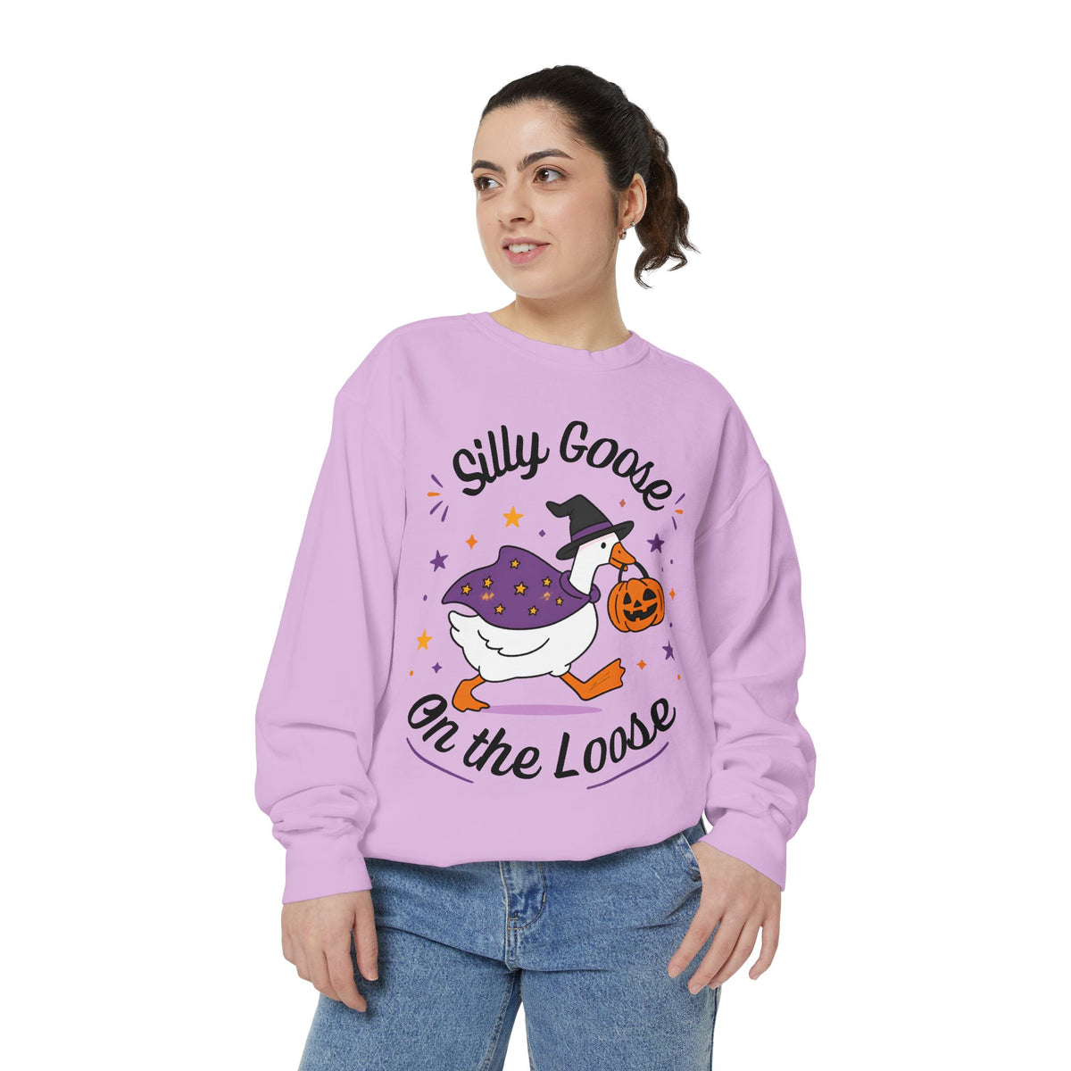 Silly Goose On The Loose Halloween Sweatshirt