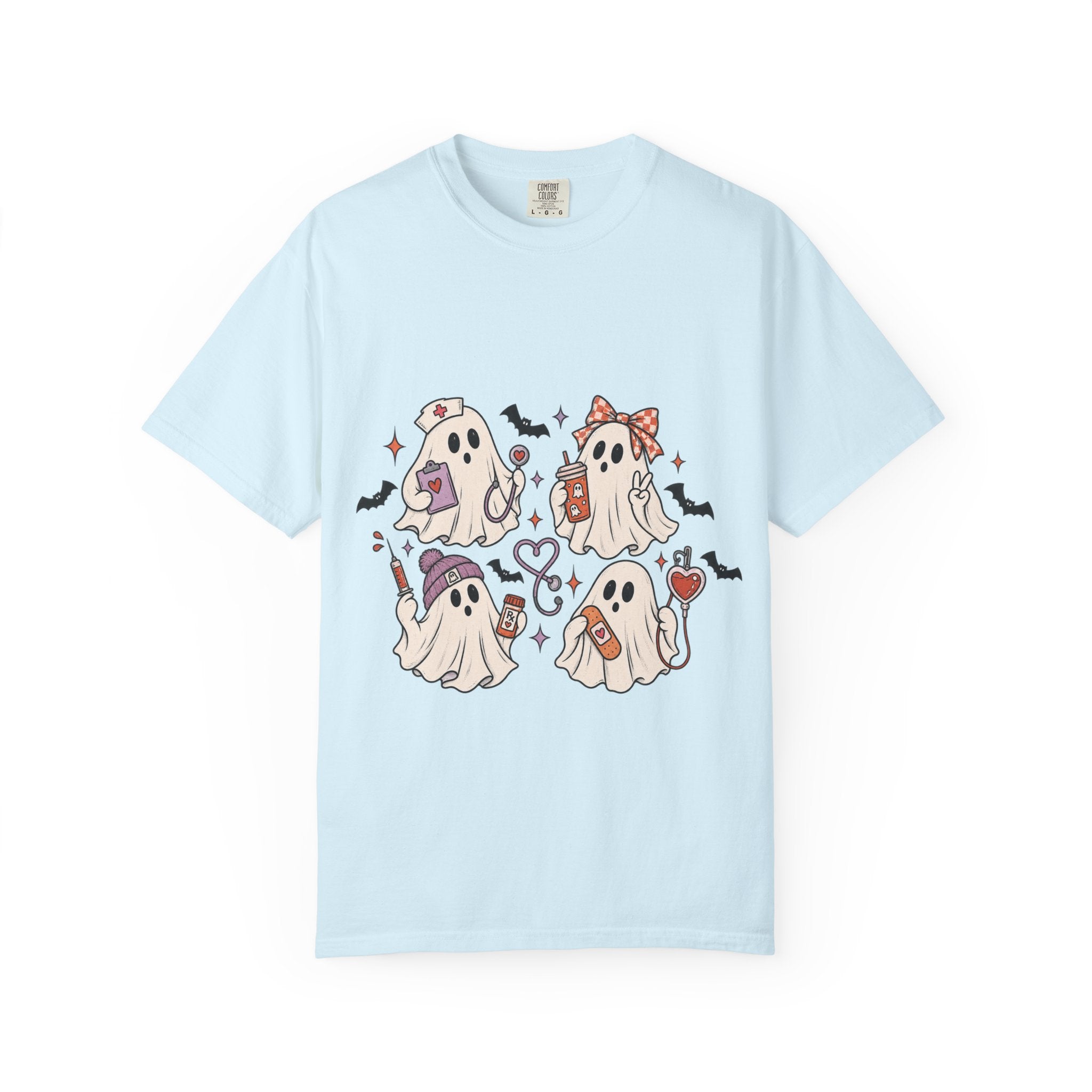 Cute Halloween Ghosts T-Shirt — Kawaii Ghost Squad Costume Tee