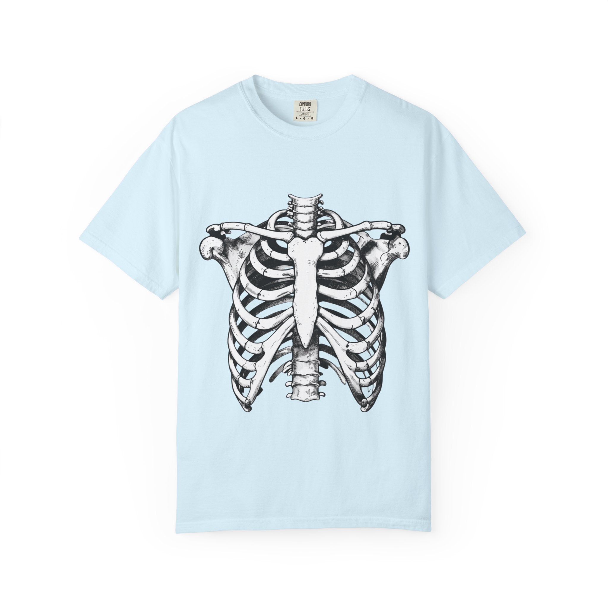 Rib Cage Anatomy T-Shirt — Vintage Skeleton Graphic Tee